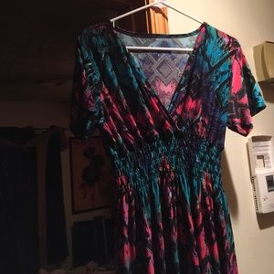 Long flowing Medium floor length dress