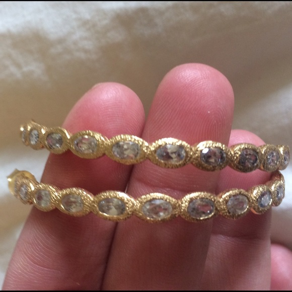 Melinda Maria Gwenth hoop earrings