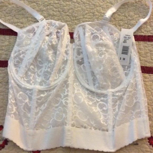 40FF goddess bra-  white