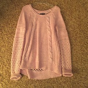 American eagle pink sweater