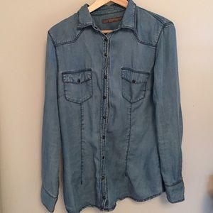 Zara denim basic shirt, size M.
