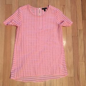 J. Crew size 00 pink short sleeve blouse