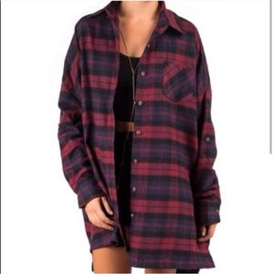 Oversized flannel NWT