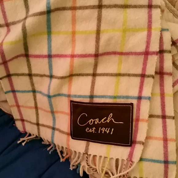 Coach Accessories - Coach Cashmere and Wool  Scarf FINAL PRICE DROP