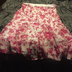 Floral maxi skirt