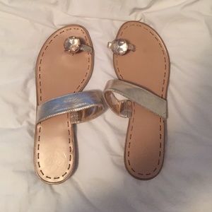 BCBG Generation gold sandals