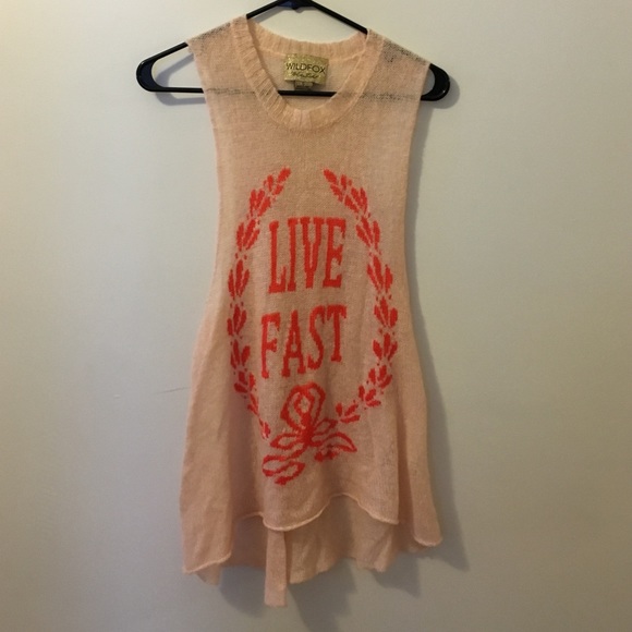 Wildfox White label tank sweater
