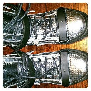 Silver Giuseppe high tops