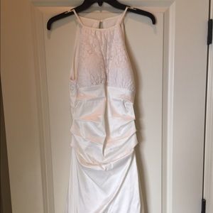 *Worn once* White cocktail dress!