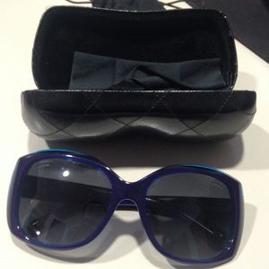 Two-toned Blue Chanel Sunglasses