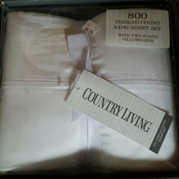 country living other king size sheet set 800 thread count poshmark country living sheet set