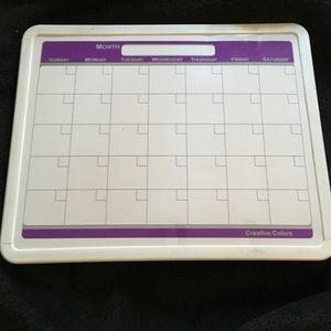 Dry Erase Calendar