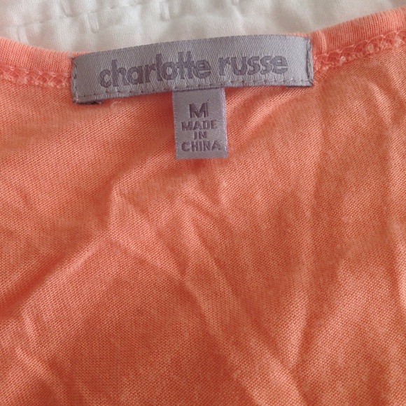 Peach ruffle tank top - Picture 4 of 4