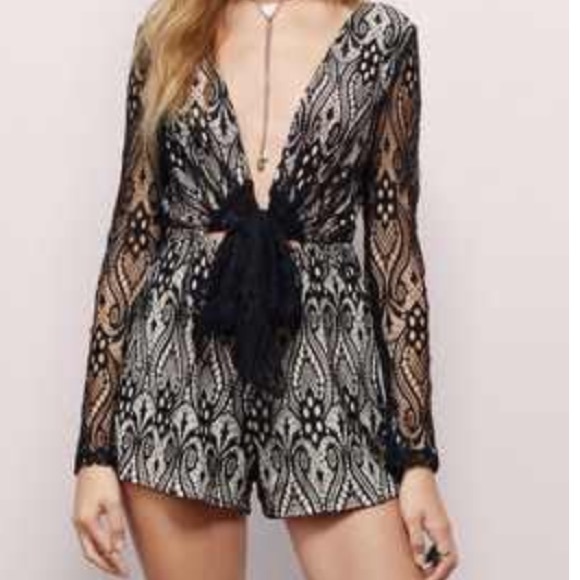 Everything In Lace Romper