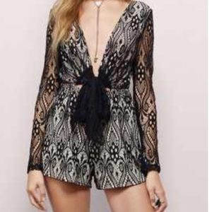 Everything In Lace Romper