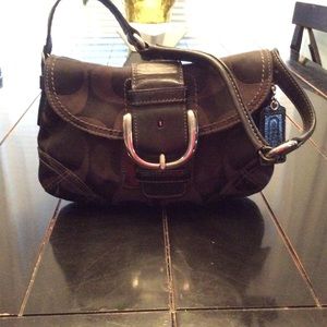 Authentic black coach purse