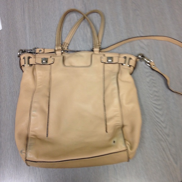 Genuine leather banana republic purse