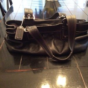 Black authentic coach bag