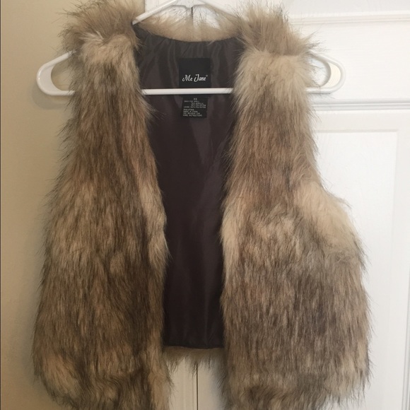Faux fur vest