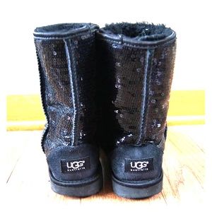 UGG Black Sequence Boots
