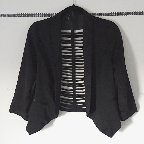 Jackets & Blazers - ! HOST PICK! 🌟  !!Sexy Black Cut Out Blazer!!