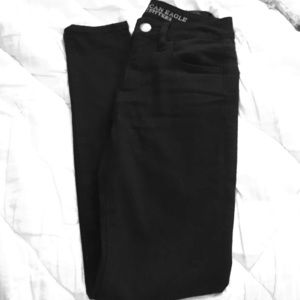 American eagle hi-rise black jeggings