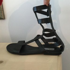 Calf high gladiator sandal