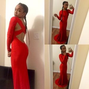 Red ball gown/Prom dress