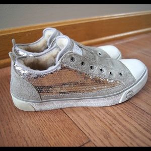 UGG Silver Sequence Sneakers
