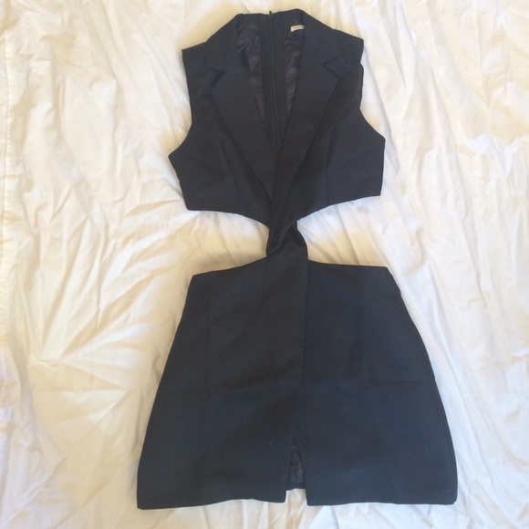 Open cut out dress