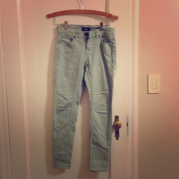BDG Mint Green Stretch Skinny Jeans