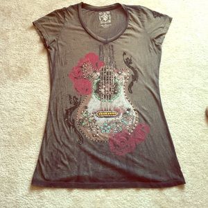 Velvet Stone Large embellished t-shirt from Buckle