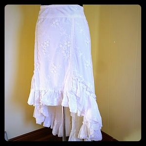 Ruffled High Low skirt