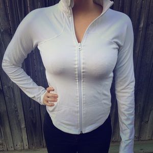 White Lululemon jacket