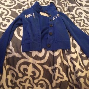 Blue long sleeve jacket