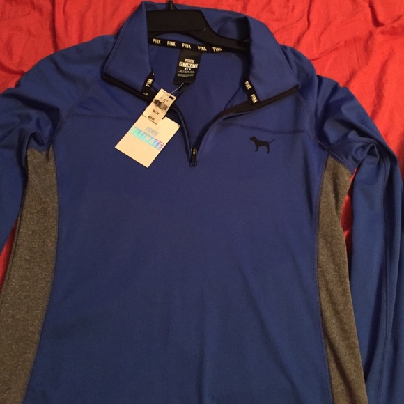 REDUCED! Pink Victoria's Secret half zip jacket