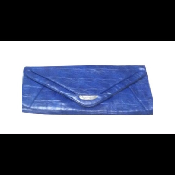 Crayon blue Nine West clutch