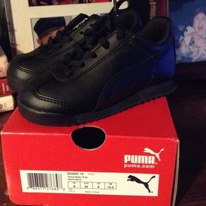 Brand new puma black toddler sneakers
