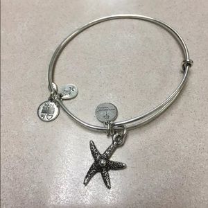 Silver Starfish Alex and Ani Bracelet