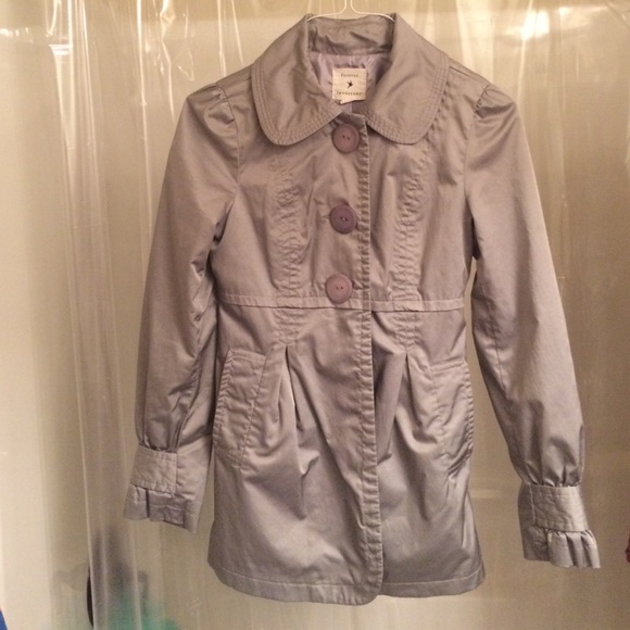 Silver shiny forever 21 jacket - Picture 1 of 4