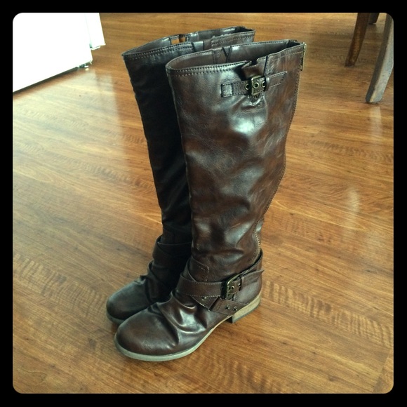 Carlos Santana Famous Footwear Tall Boots Havana 2