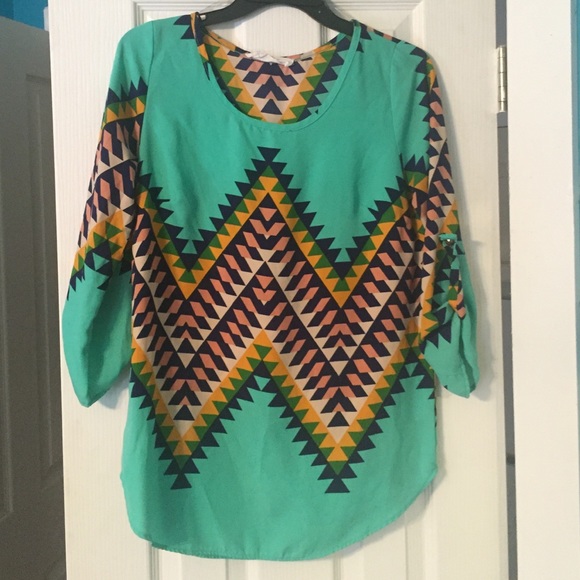 Cute, Aztec, pattern shirt