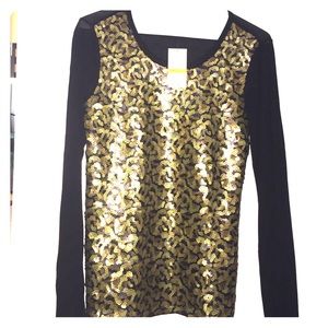 Michael Kors Sequined Top Size M