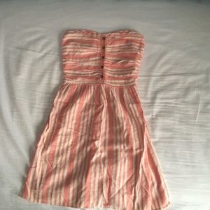 Pink and cream striped sundress size 4 from Gap