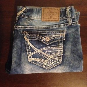 🌟 Size 13 Distressed Jeans 🌟 Amethyst Jeans 🎉