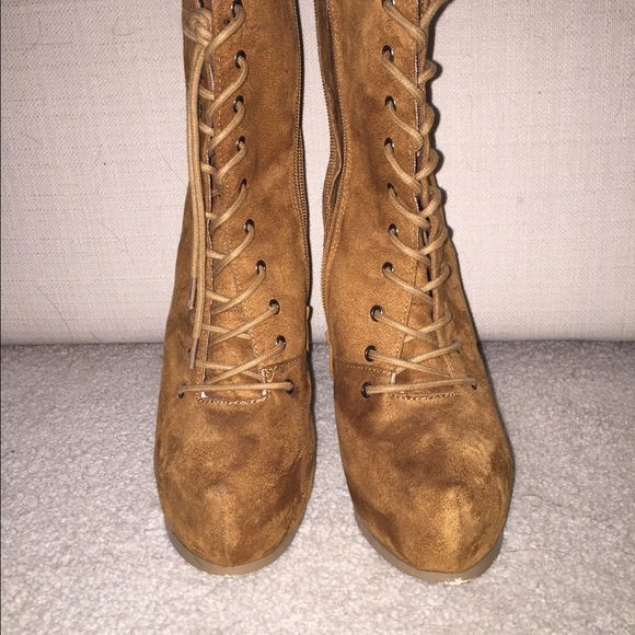 UO camel platform booties!