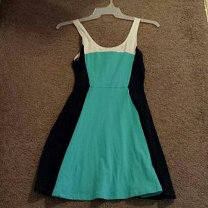 Blue and White Express Dress