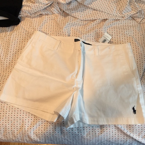 White Ralph Lauren shorts NWT