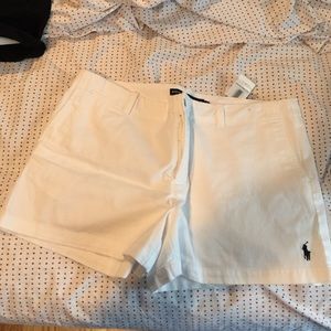 White Ralph Lauren shorts NWT