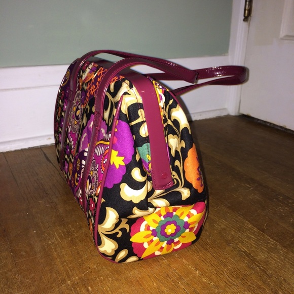 Vera Bradley Framed Satchel Purse - Suzani - Picture 3 of 4